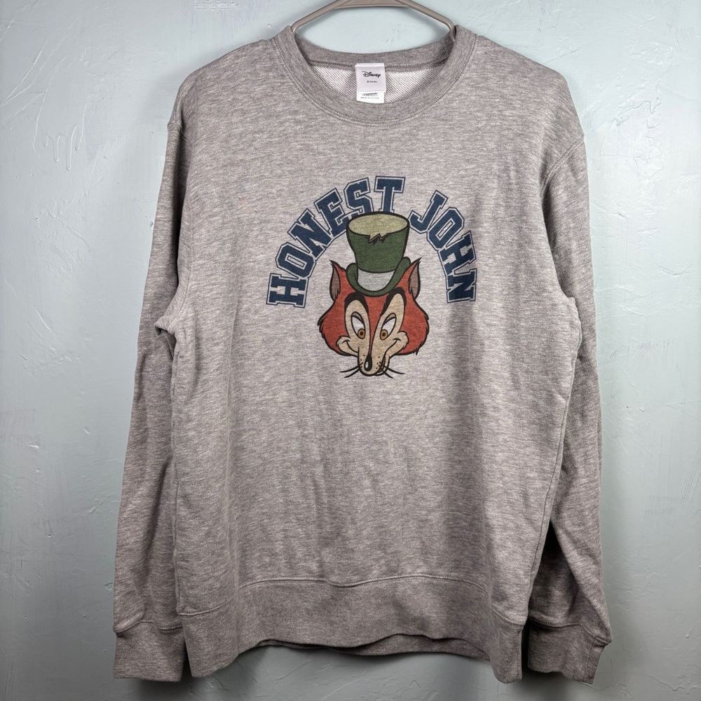 Disney Robin Hood Honest John Character Gray Sweatshirt
